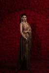 Mehek 1232 A To 1232F Satin Silk With Hand Work Jerquen Work Saree Suppliers In India